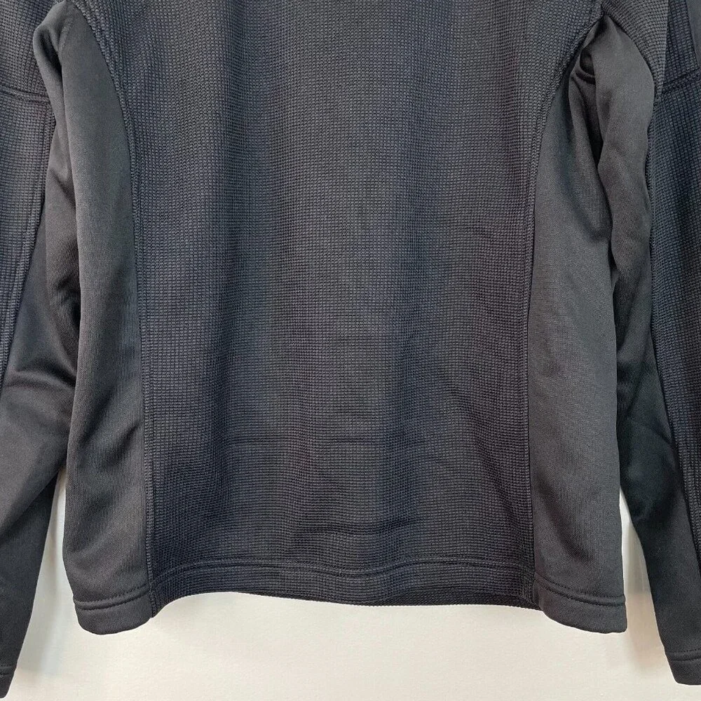Spyder Sweater Small Ourbound 1/4-Zip Pullover Black Long Sleeve Men's - Picture 6 of 12
